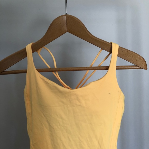 Lulu Lemon Yellow Workout Tank - Picture 2 of 3